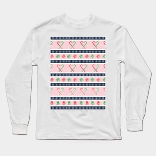 Christmas Candy stripes Long Sleeve T-Shirt